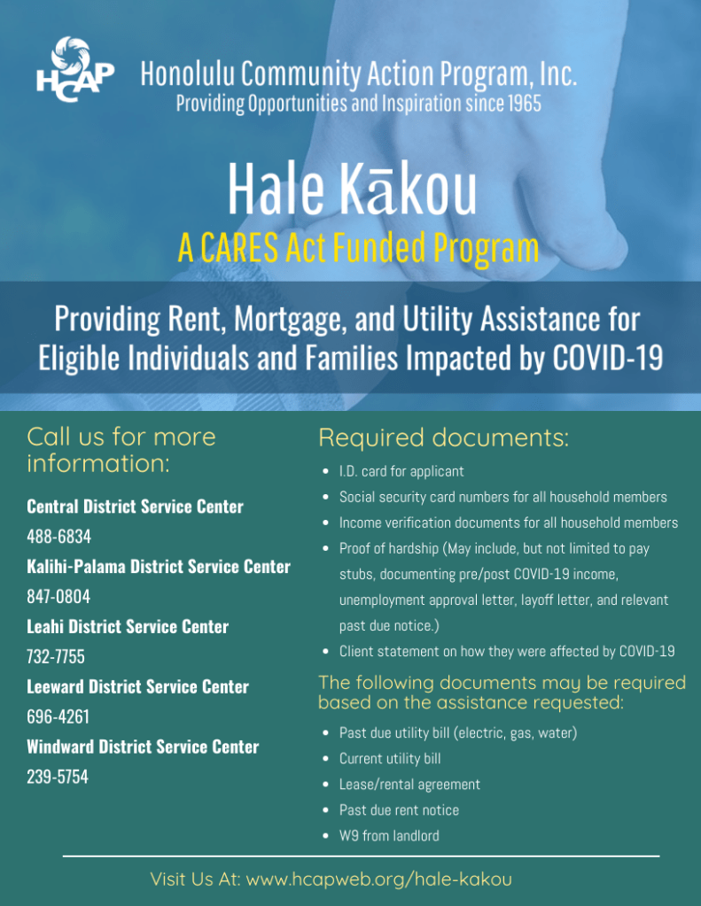HCAP Rent, Mortgage, and Utility Assistance