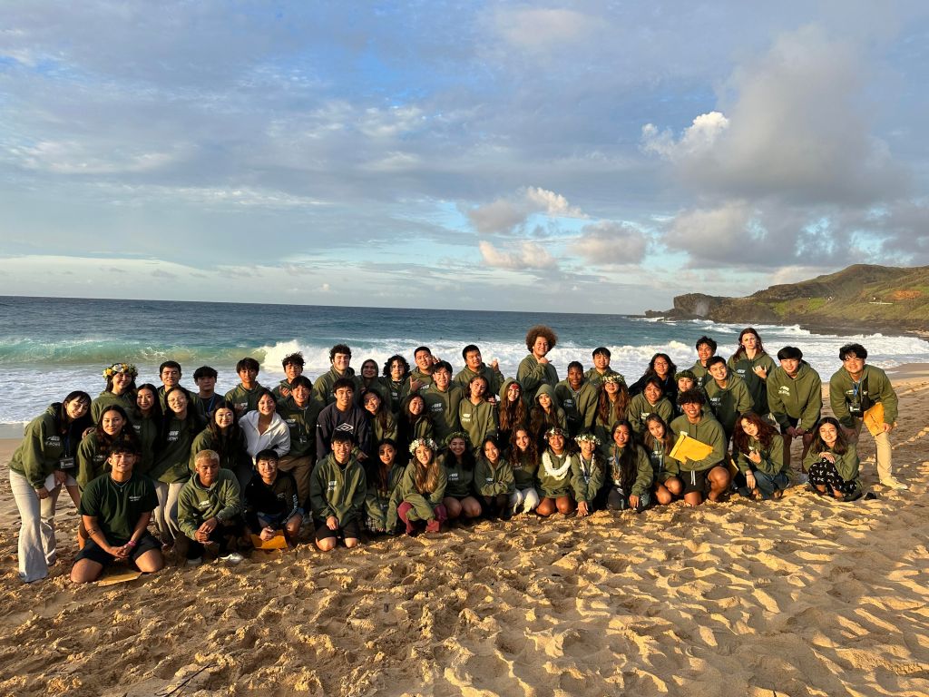 Class of 2024 at sunrise